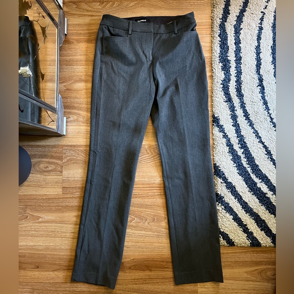 Gray dress pants